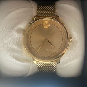Womens Movado Bold Gold Watch